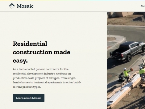 Mosaic Building Group объявил о привлечении $44 млн