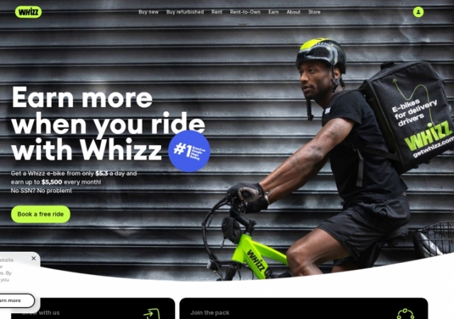 Венчурные инвесторы профинансировали сервис по прокату электрических велосипедов Whizz на сумму $12 млн