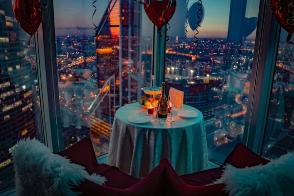 Романтические свидания на 60 этаже в Москва-Сити, готовый бизнес