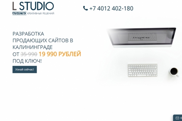 Веб-студия в г. Калининграде (Агентство Креативных Решений L STUDIO)