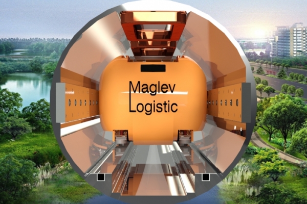 Малая магнитолевитационная транспортная система Маглев-Логистик